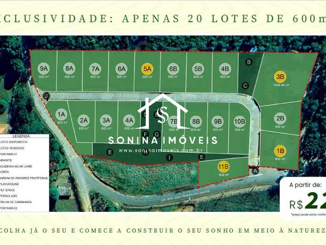 #302 - Terreno em condomínio para Venda em Nazaré Paulista - SP