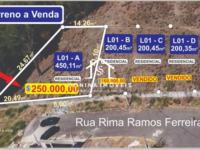 Terreno para Venda em Bom Jesus dos Perdões - 4