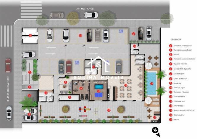 Apartamento, 1 quarto, 46 m² - Foto 14