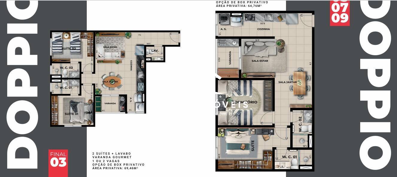 Apartamento, 2 quartos, 67 m² - Foto 19