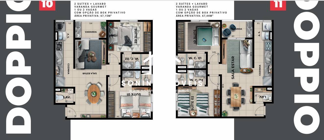 Apartamento, 2 quartos, 67 m² - Foto 20