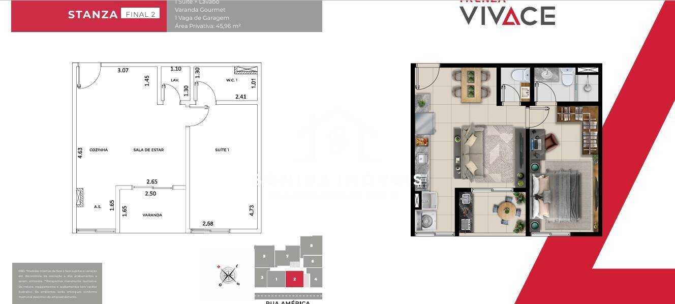 Apartamento, 1 quarto, 43 m² - Foto 17