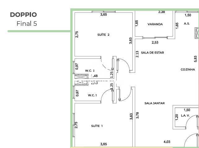 Apartamento, 1 quarto, 43 m² - Foto 25