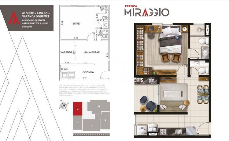 Apartamento, 2 quartos, 65 m² - Foto 17