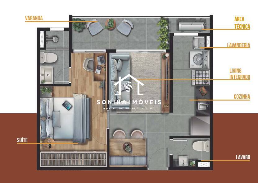 Apartamento, 1 quarto, 51 m² - Foto 21