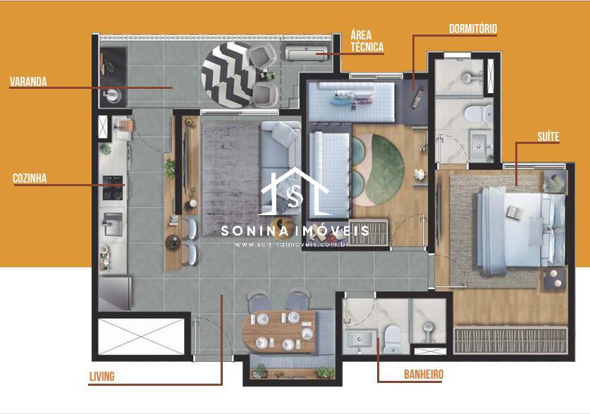 Apartamento, 1 quarto, 51 m² - Foto 26