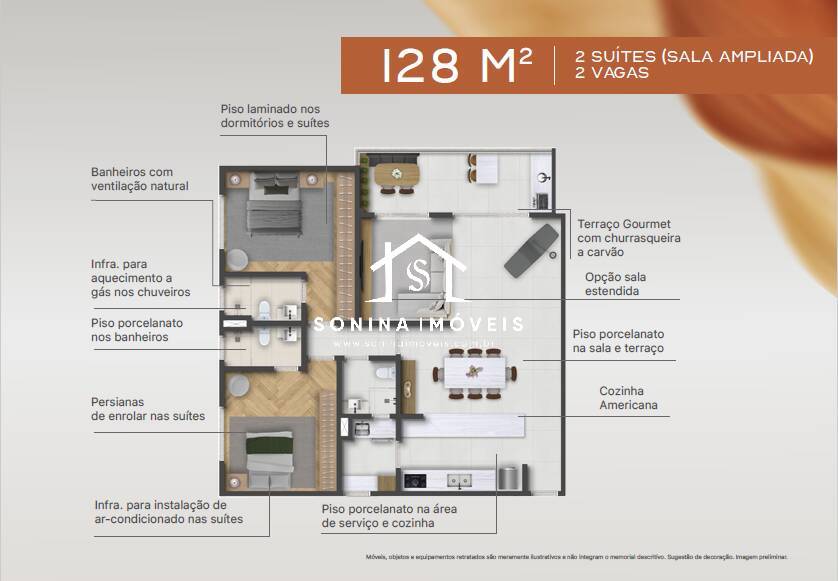 Apartamento, 3 quartos, 128 m² - Foto 60