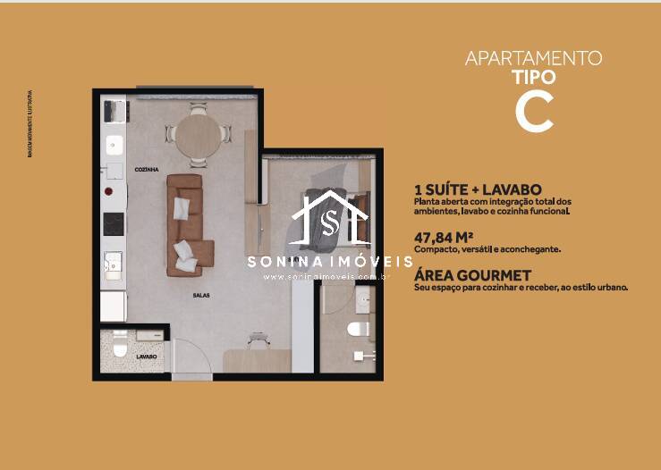 Apartamento, 1 quarto, 47 m² - Foto 20