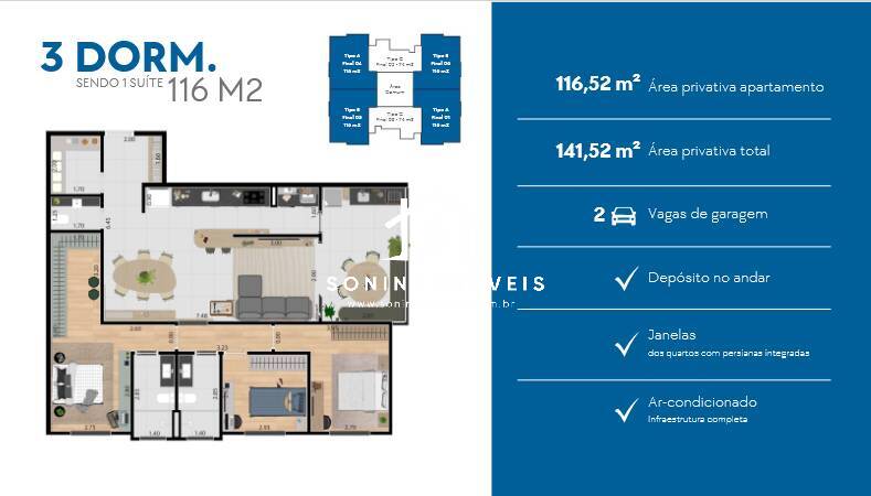 Apartamento, 2 quartos, 74 m² - Foto 22