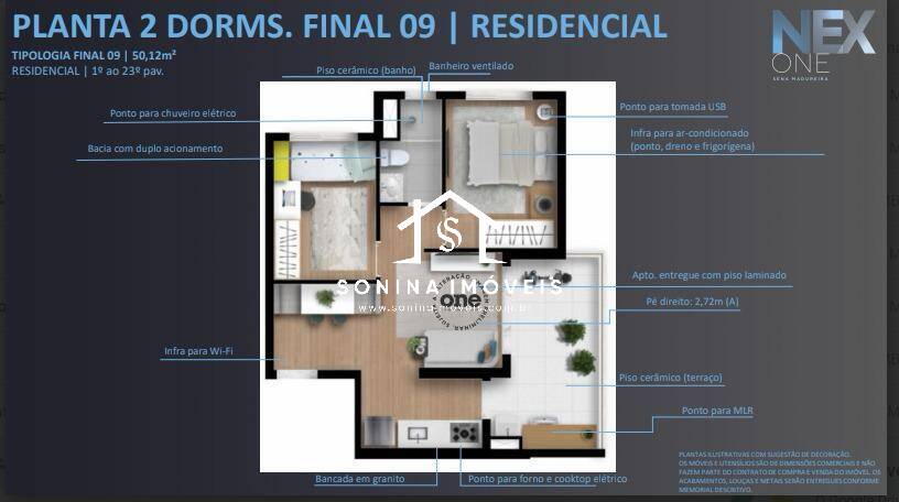 Apartamento, 2 quartos, 50 m² - Foto 27
