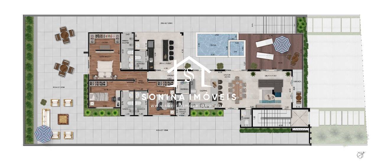 Casa, 3 quartos, 290 m² - Foto 15