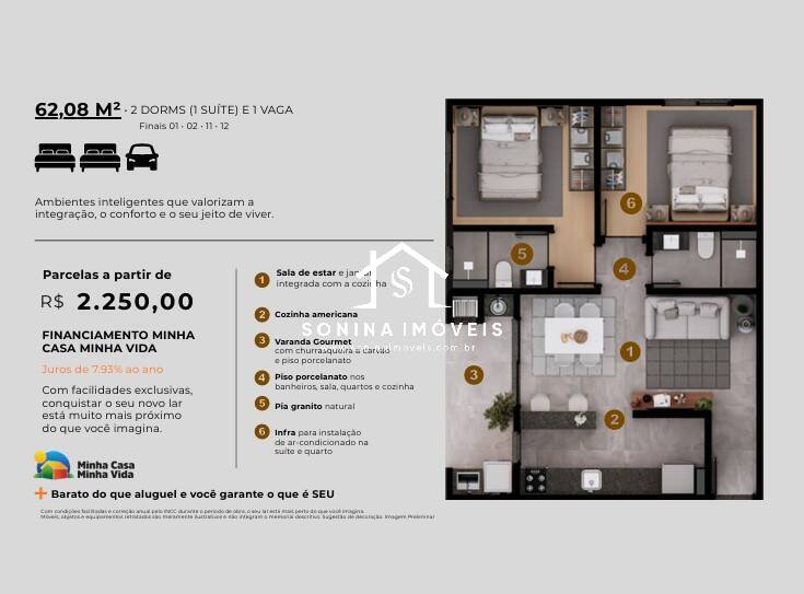 Apartamento, 1 quarto, 40 m² - Foto 17