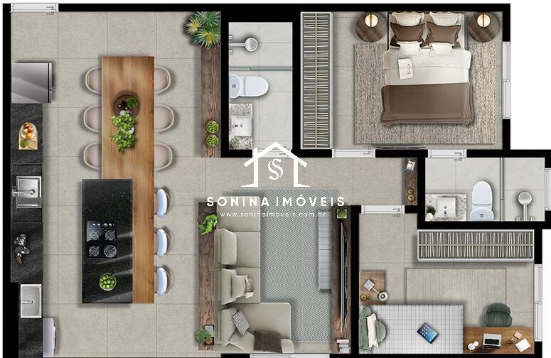 Apartamento, 3 quartos, 44 m² - Foto 60