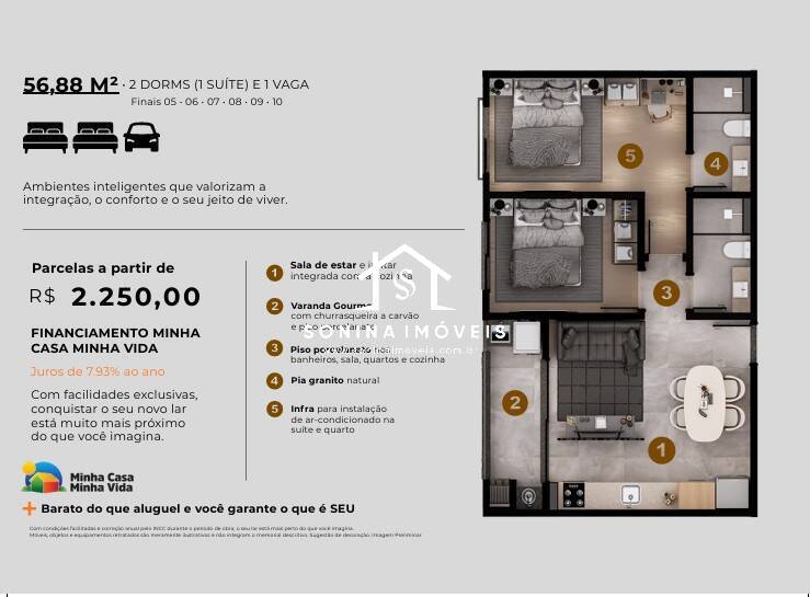 Apartamento, 1 quarto, 40 m² - Foto 16
